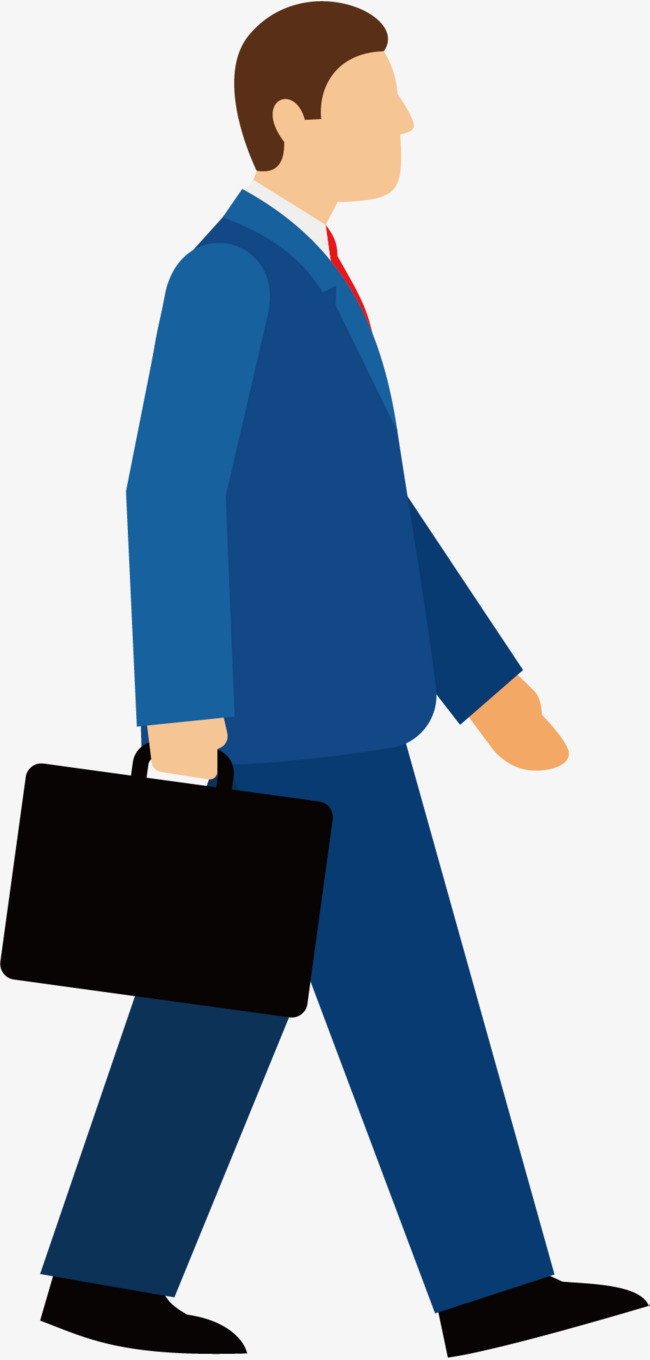 矢量漫画上班族png素材-90设计