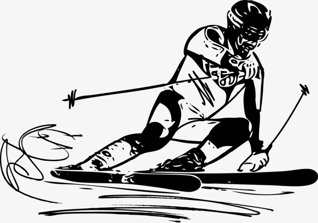 运动 滑雪 动感png素材-90设计