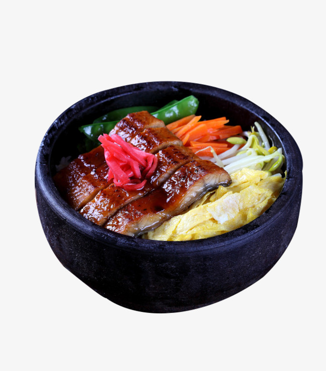 石锅鳗鱼饭素材图片免费下载_高清png