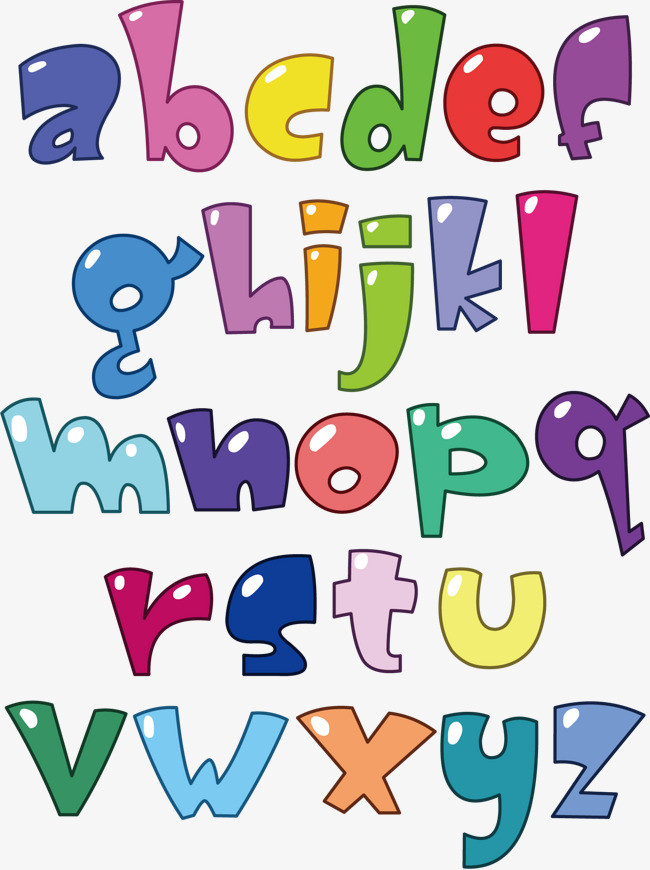 卡通字母 海报字母