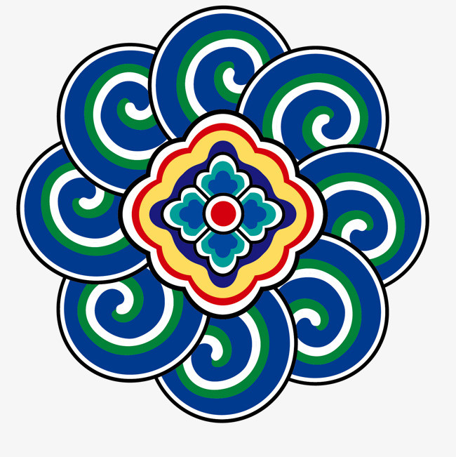 花纹底纹 中国风 装饰 雕梁画柱