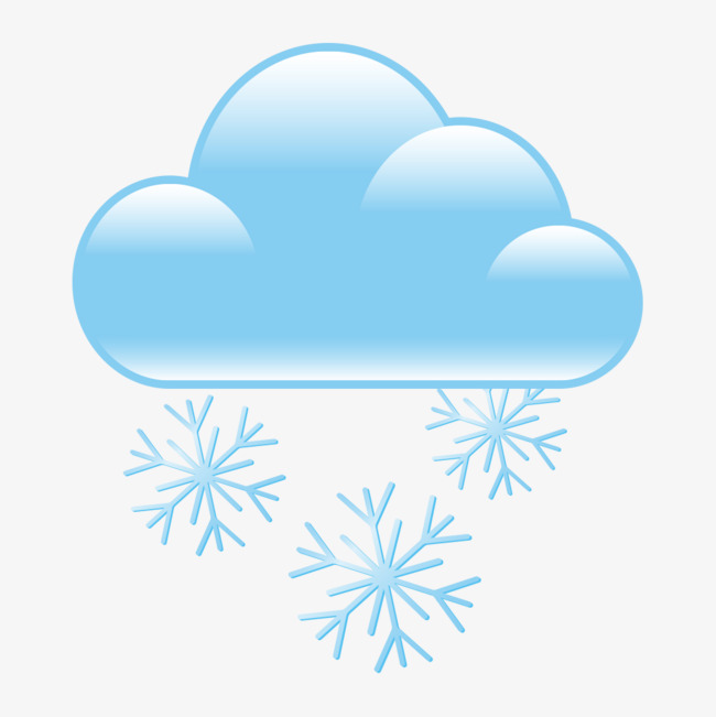 雪花云朵