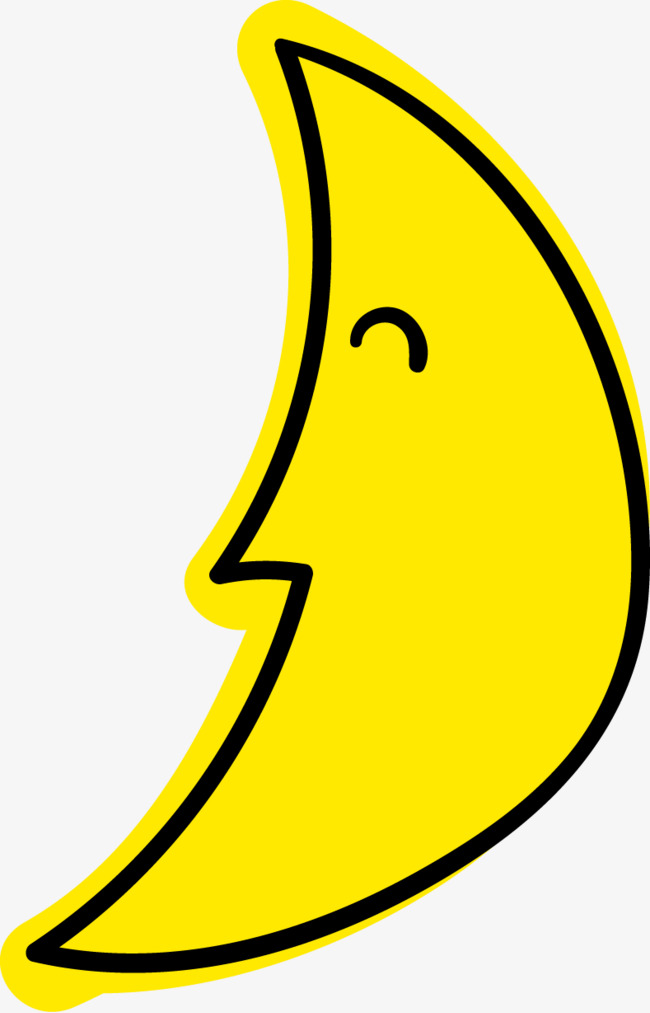 手绘中秋节坐在月亮下吃月饼的可爱兔子元素