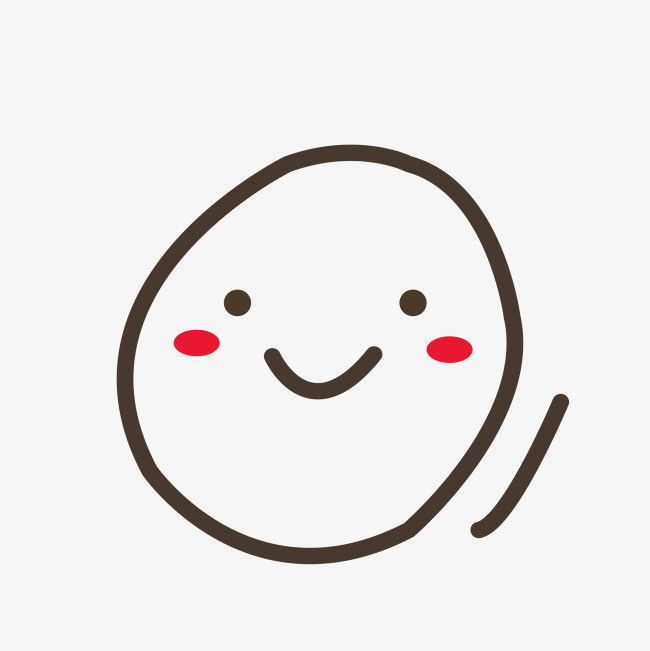 手绘的笑脸