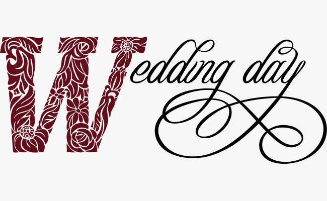 婚庆创意英文艺术字