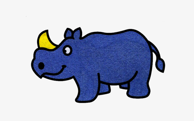 蓝色犀牛图片
