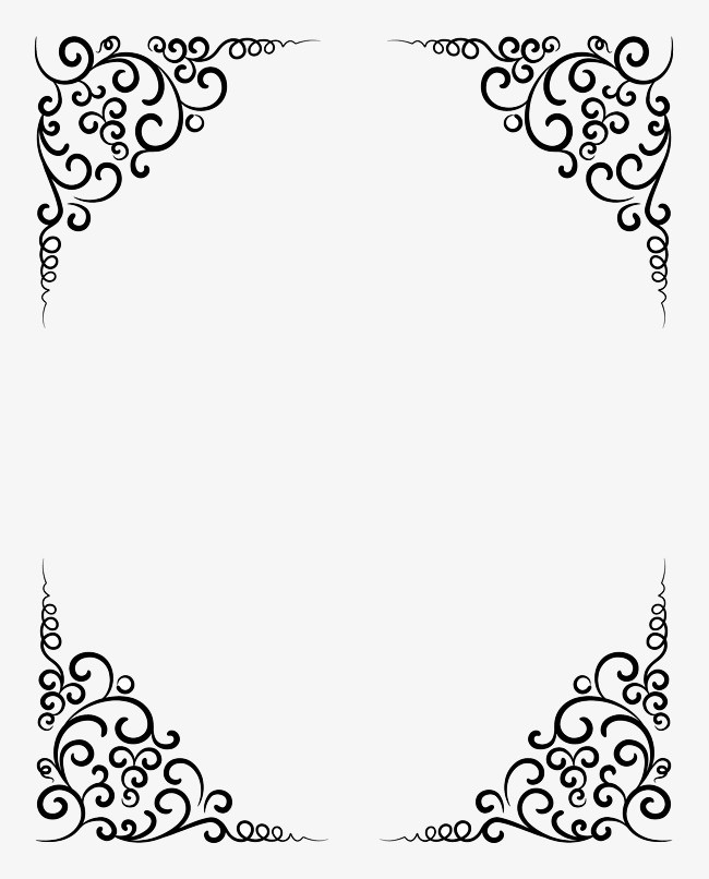 古典传统花纹欧式边框素材