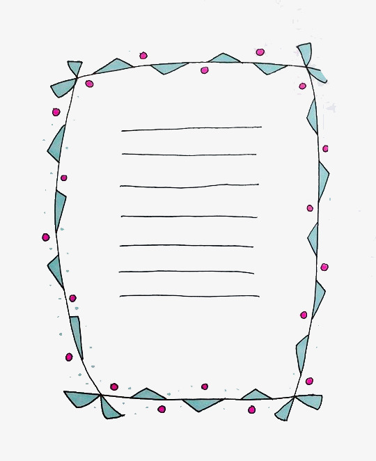 卡通装饰国潮花边边框装饰国潮元素