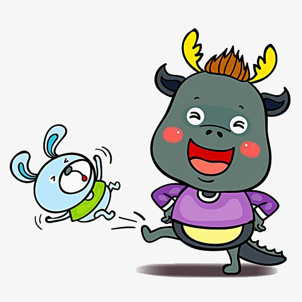小牛和小兔子