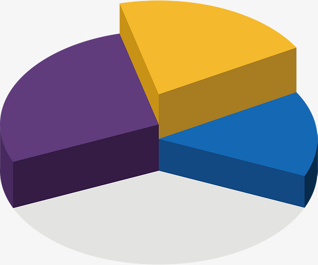 创意办公线性商务ui图形元素设计饼图