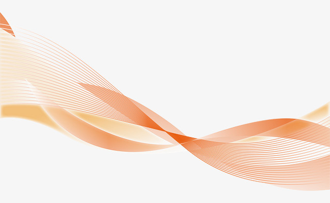 橙色相互交错的曲线条