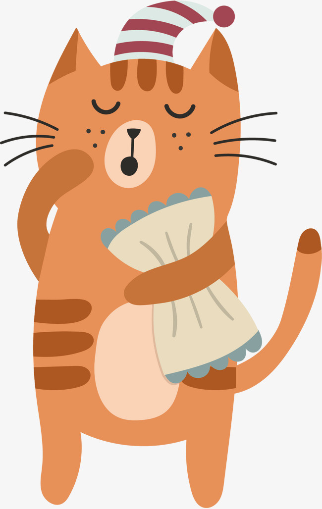 可爱猫咪矢量图