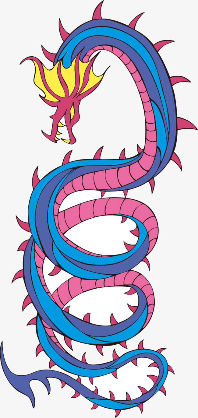图片 装饰元素 > 【png】 手绘巨龙