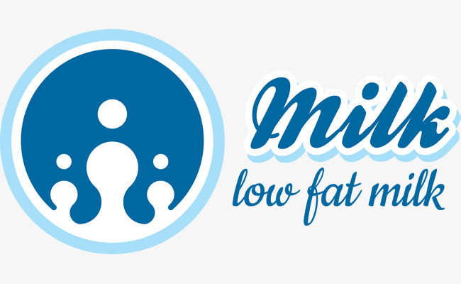 蓝色年会背景图蓝色牛奶标签