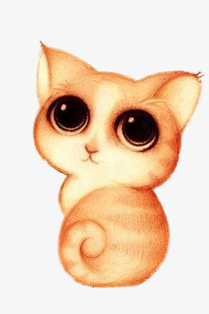 卡通可爱卖萌的猫咪