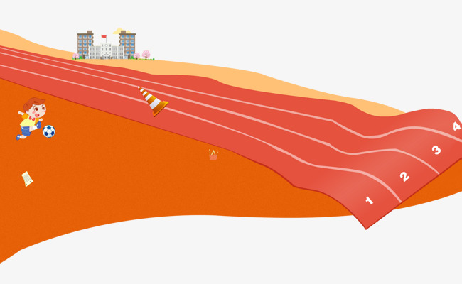 运动场插画免扣素材