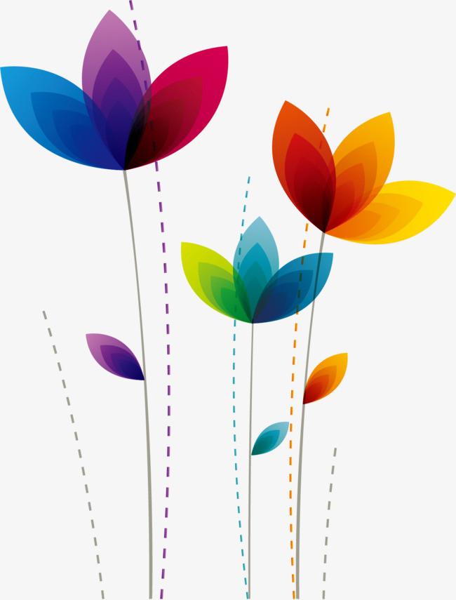 七色七彩卡通彩虹白云可爱免扣装饰元素素材【免抠元素png】-90设计网