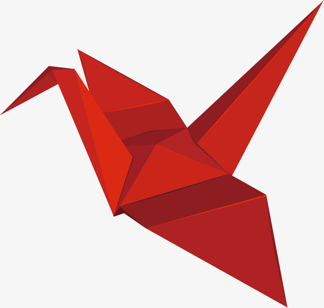 红纸鹤原型图片