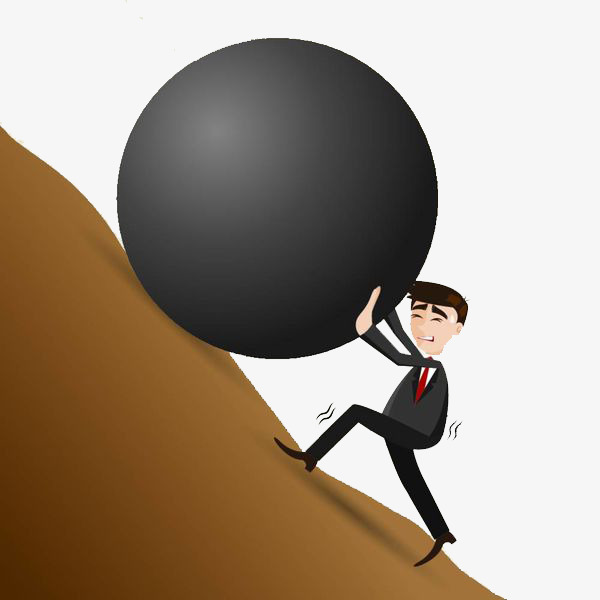 铲土工人推着土工地泥土安全生产