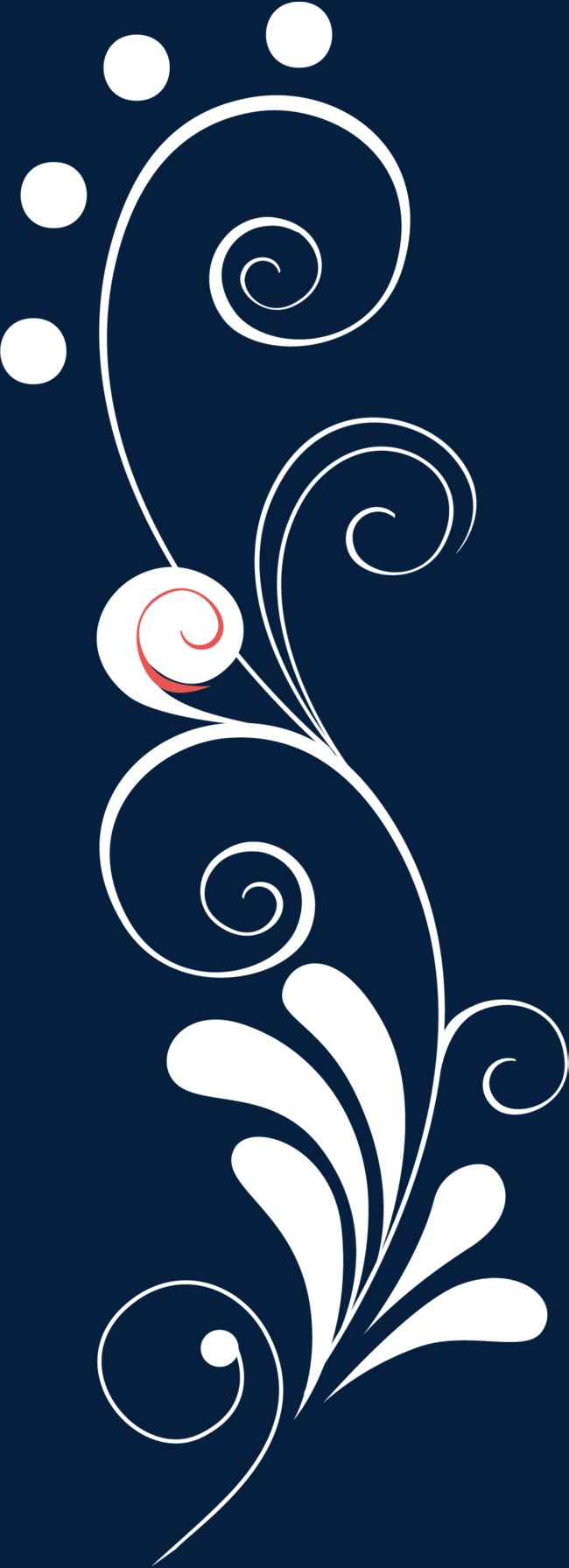 手绘简约花纹