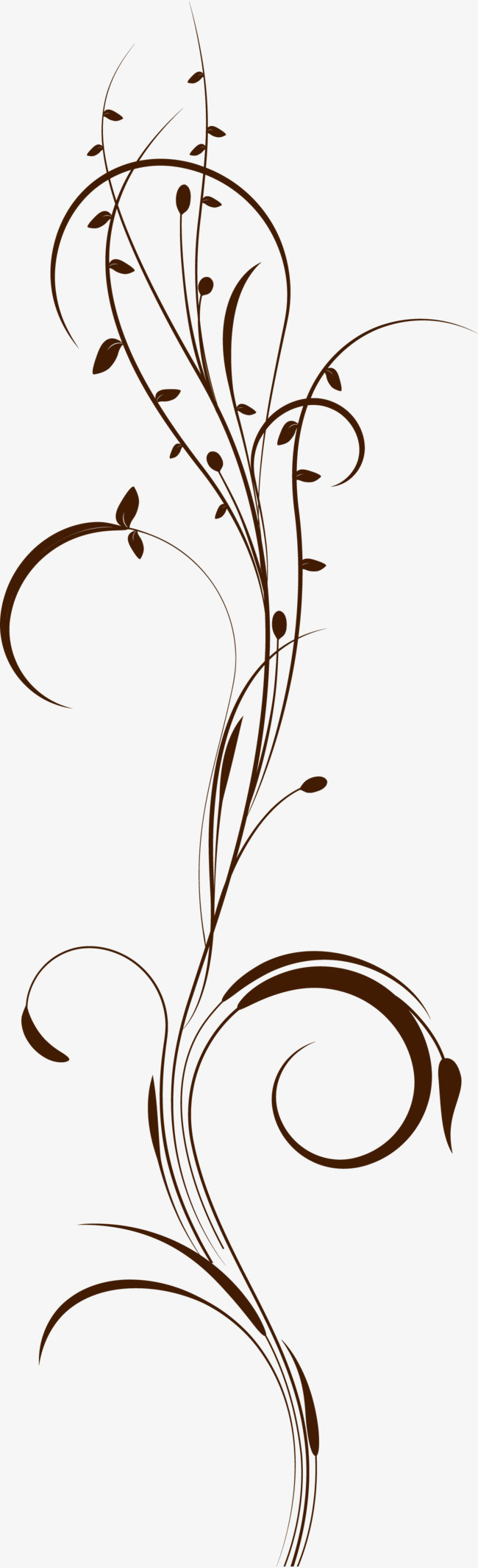 樱花节粉红樱花枝条手绘装饰元素