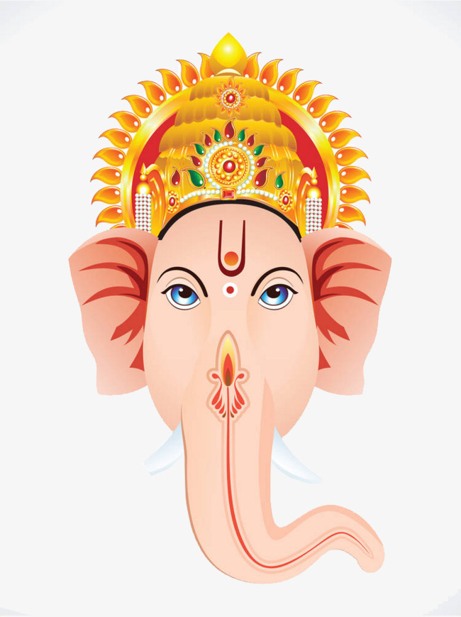 泰国旅游象神手绘简约装饰元素设计