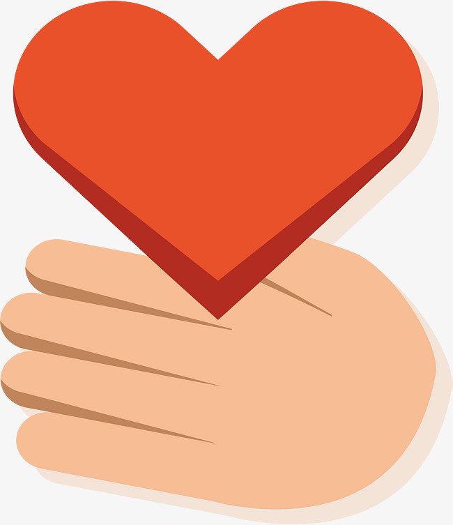 简约心形素材手绘可爱卡通小爱心设计元素