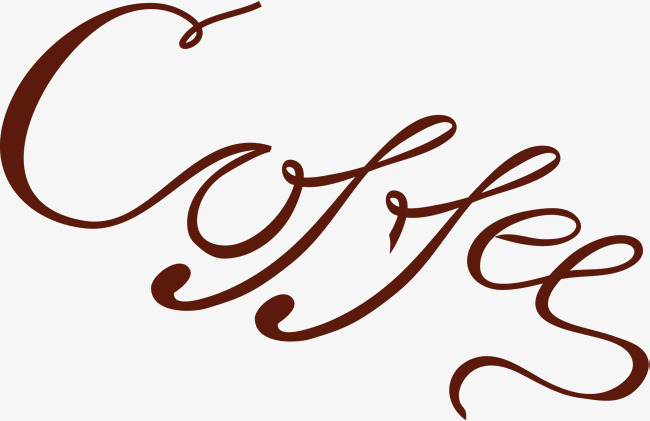 咖啡色创意英文