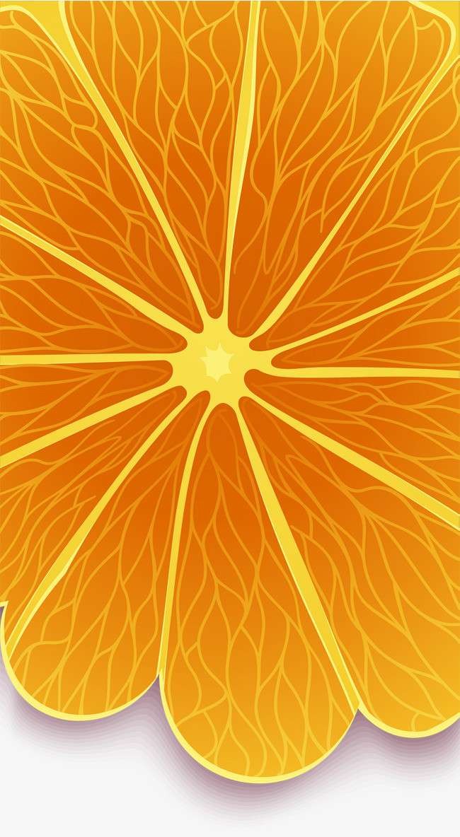 橙色清新柠檬