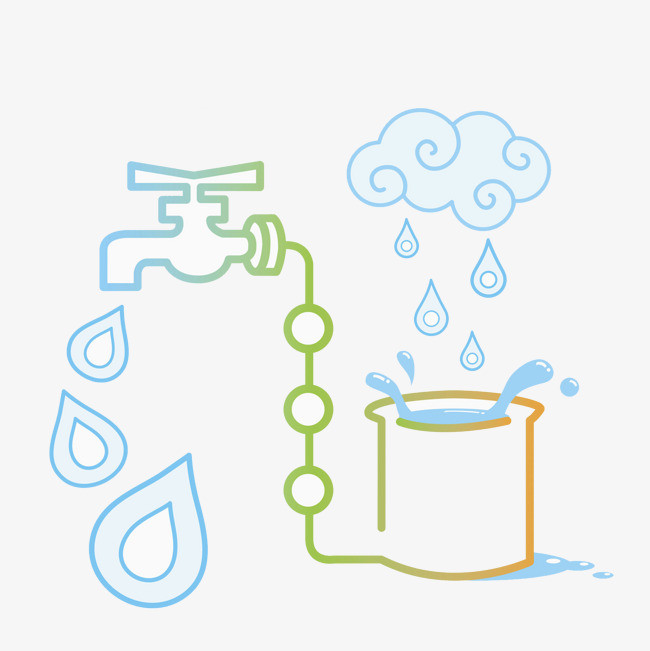 水龙头连接的雨水