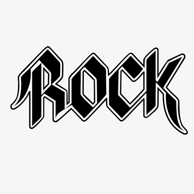 rock字体素材