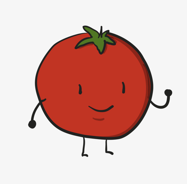 矢量卡通简洁扁平化番茄png