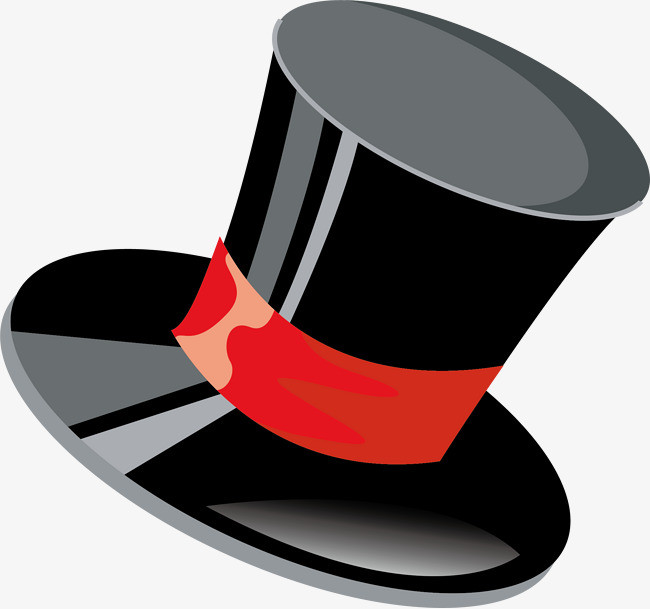 矢量绅士帽子