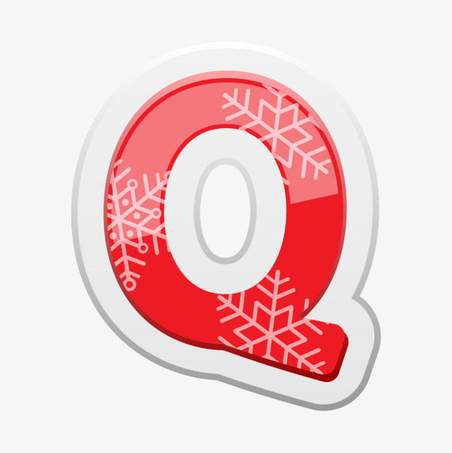 复古做旧立体字字母q免扣艺术字