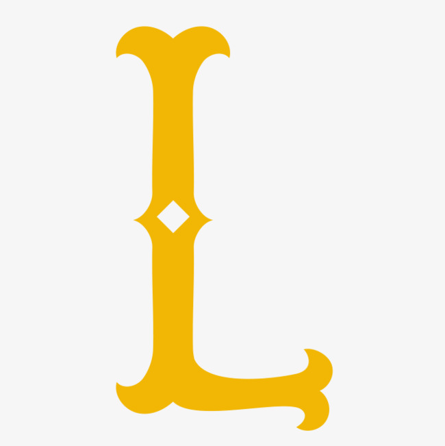 黄色字母l