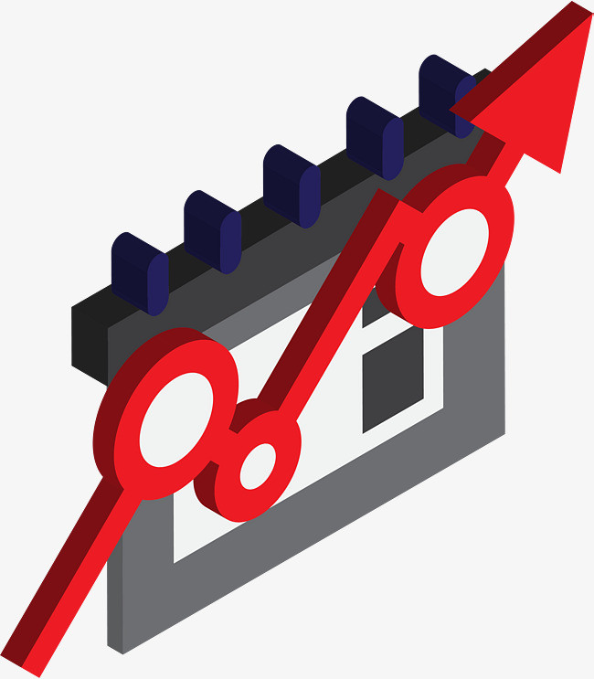 统计卡通数据统计折线图