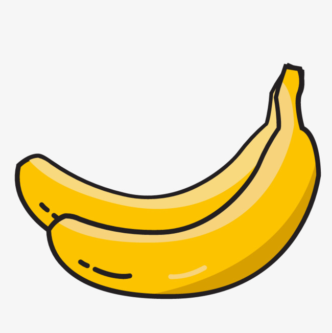 手绘香蕉
