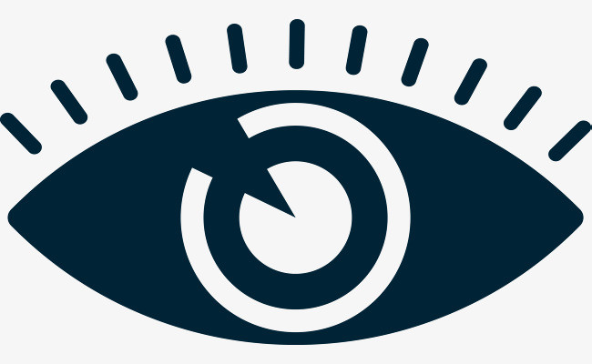 眼睛简笔画五官眼睛矢量图