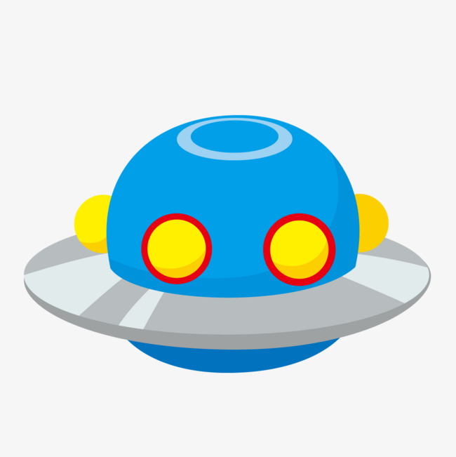 卡通宇宙星球飞船矢量