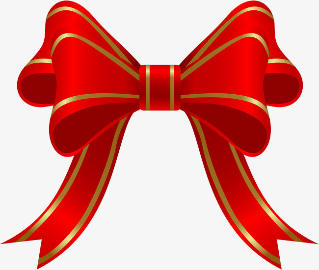 小清新红色蝴蝶结