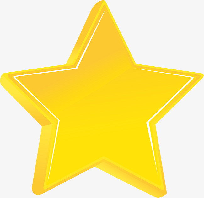 小清新黄色星星