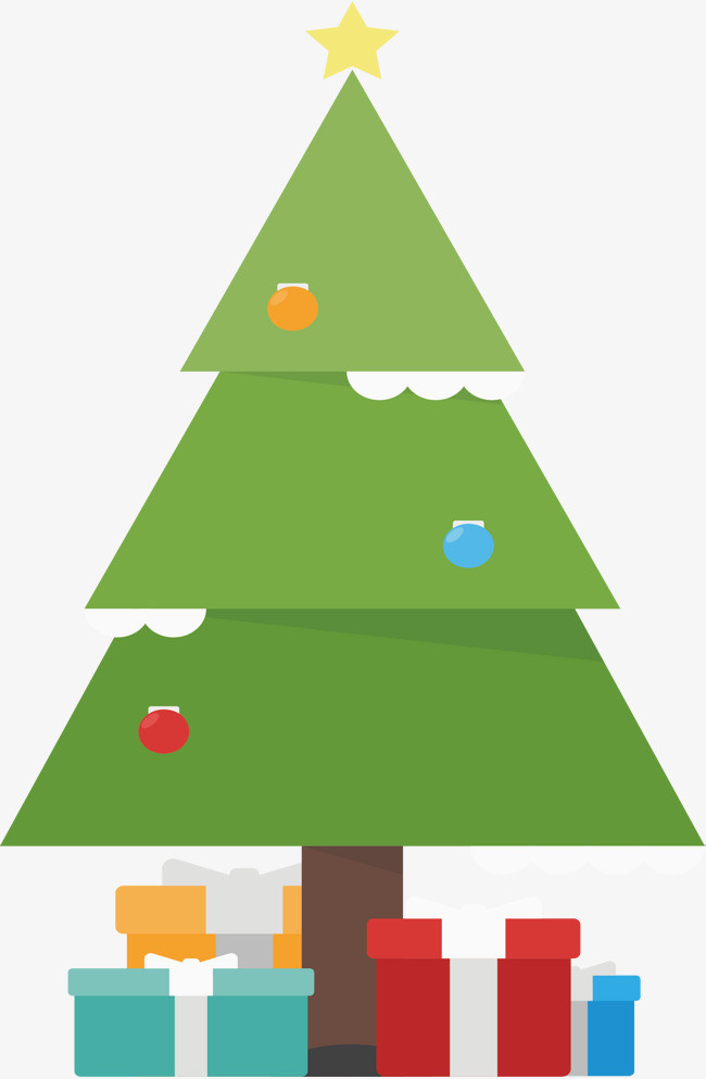 三角形圣诞树