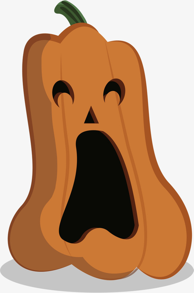 矢量png张嘴大笑的南瓜