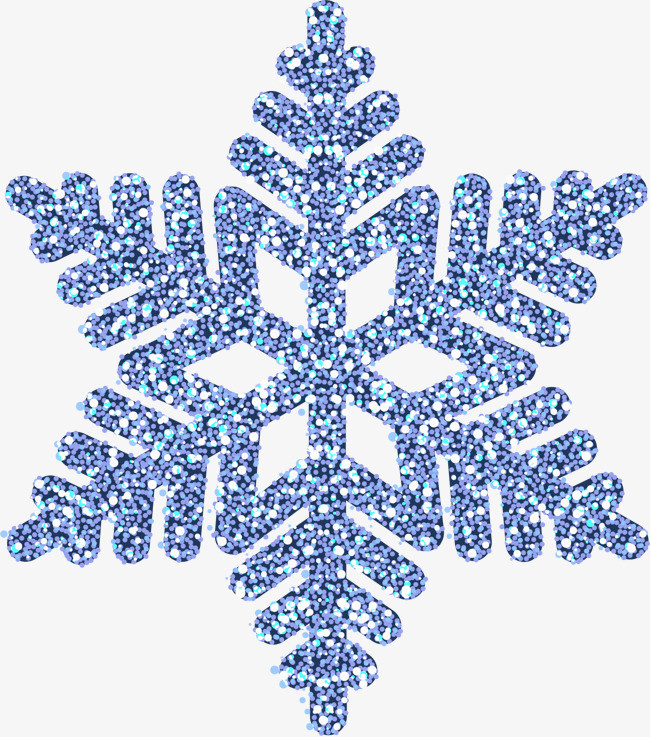 圣诞节雪花闪亮素材