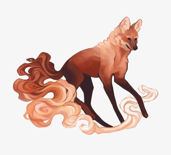 手绘狐狸