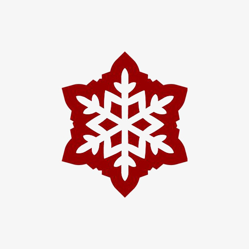 红色雪花