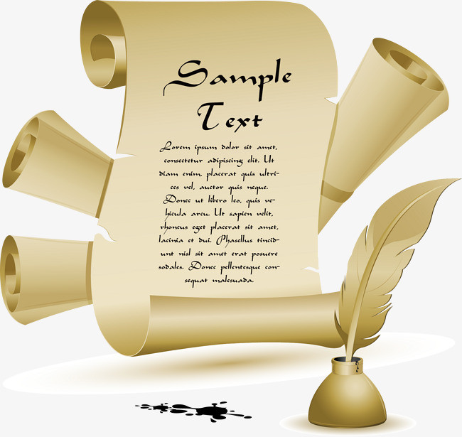 矢量复古纸张【高清装饰元素png素材】-90设计