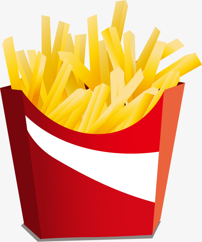 薯条矢量素材png素材-90设计