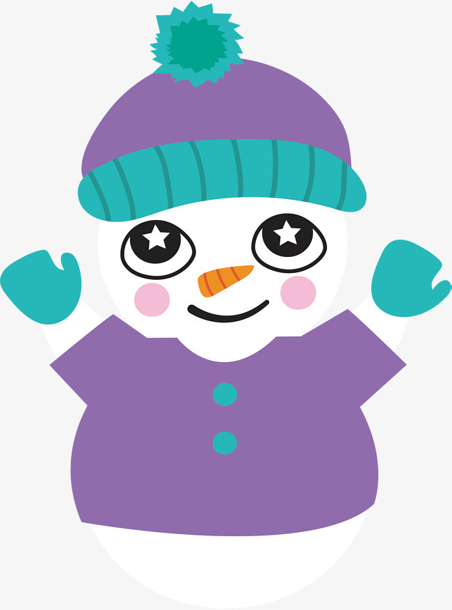 开心的雪人