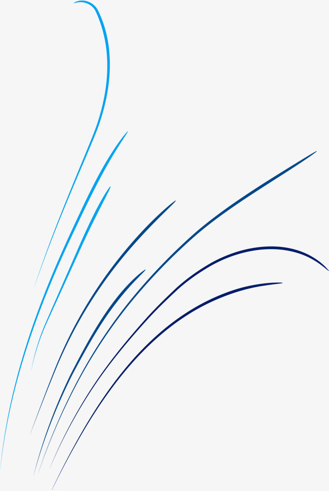 蓝色线条曲线png素材下载_高清图片png格式(编号:18998979)-90设计